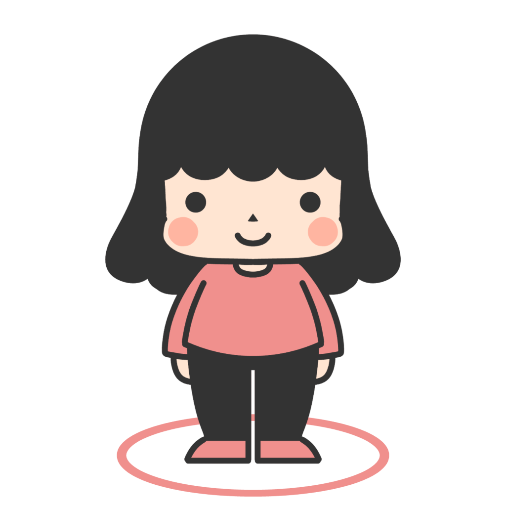 まるのなかにたつ