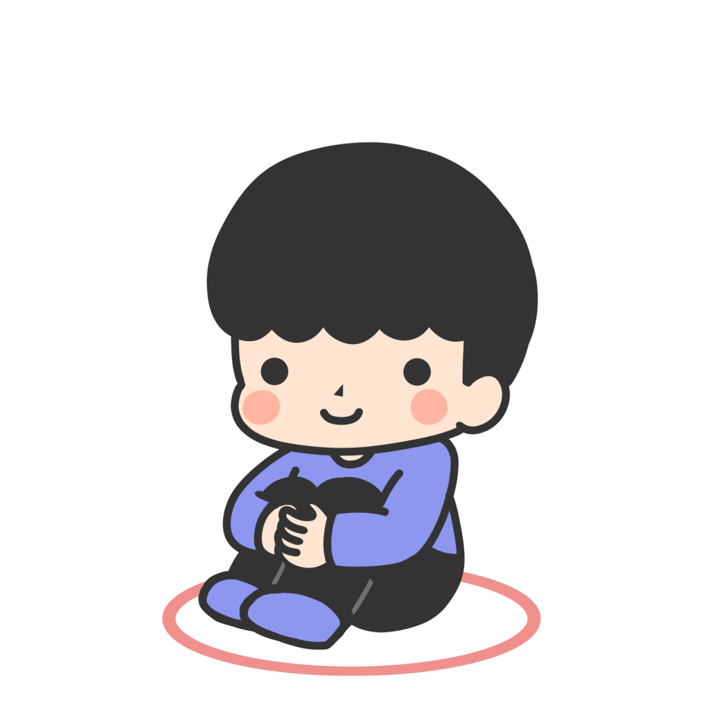 まるのなかにすわる（たいそうずわり）