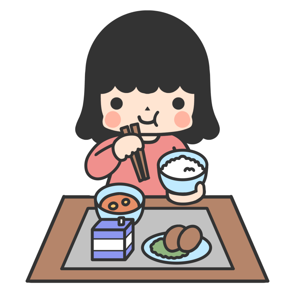 きゅうしょく（たべる）