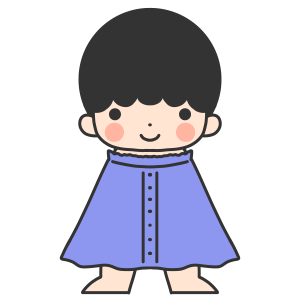 お着換えタオルを着た男の子